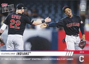 2019 Topps Now #692 Cleveland Indians Front
