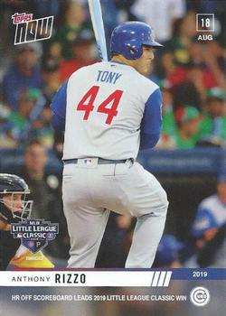 2019 Topps Now #714 Anthony Rizzo Front