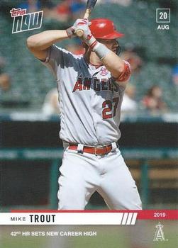 2019 Topps Now #717 Mike Trout Front