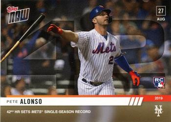 2019 Topps Now #755 Pete Alonso Front