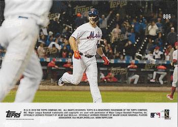 2019 Topps Now #806 Pete Alonso Back