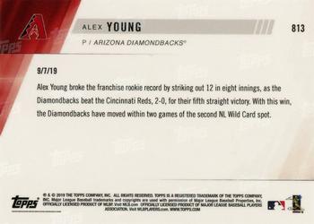 2019 Topps Now #813 Alex Young Back