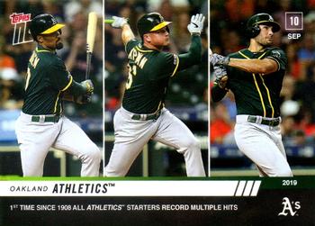 2019 Topps Now #826 Oakland Athletics Front