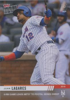 2019 Topps Now #831 Juan Lagares Front