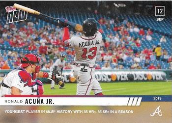 2019 Topps Now #833 Ronald Acuna Jr. Front
