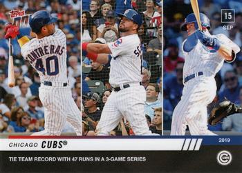 2019 Topps Now #849 Chicago Cubs Front