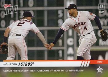 2019 Topps Now #864 Houston Astros Front