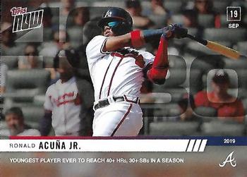 2019 Topps Now #868 Ronald Acuna Jr. Front