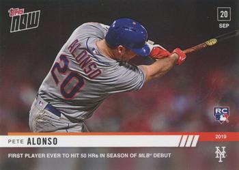 2019 Topps Now #870 Pete Alonso Front