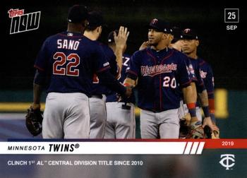2019 Topps Now #900 Minnesota Twins Front
