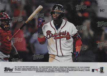 2019 Topps Now #947 Ronald Acuna Jr. Back