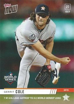 2019 Topps Now #1063 Gerrit Cole Front