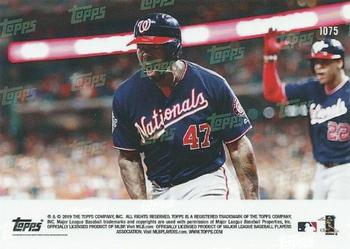 2019 Topps Now #1075 Howie Kendrick Back