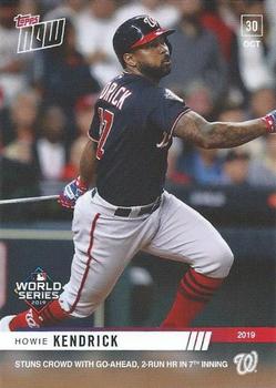 2019 Topps Now #1075 Howie Kendrick Front
