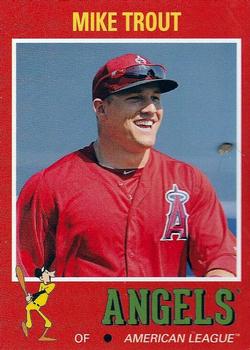 2019 Topps Throwback Thursday #25 Mike Trout Front