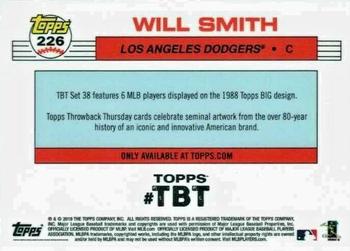 2019 Topps Throwback Thursday #226 Will Smith Back