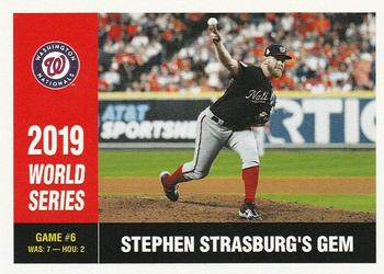2019 Topps Throwback Thursday #264 Stephen Strasburg Front