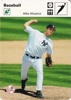 2005 Leaf - Sportscasters 35 White Leaping-Glove #30 Mike Mussina Front