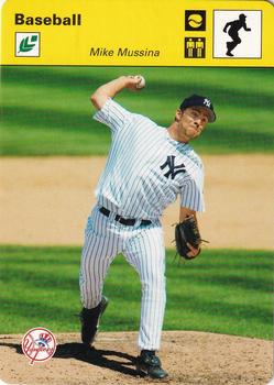 2005 Leaf - Sportscasters 35 Yellow Running-Ball #30 Mike Mussina Front