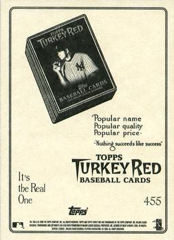 2006 Topps Turkey Red #455 Ken Griffey Jr. Back