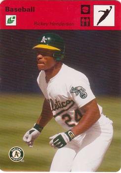2005 Leaf - Sportscasters 40 Red Leaping-Ball #39 Rickey Henderson Front