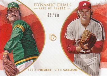 2018 Topps On-Demand Dynamic Duals - Hall of Famers Red #HOF5B Rollie Fingers / Steve Carlton Front