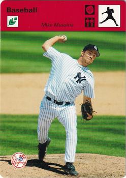 2005 Leaf - Sportscasters 40 Red Throwing-Glove #30 Mike Mussina Front