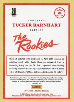 2014 Donruss The Rookies - Signature Series #24 Tucker Barnhart Back