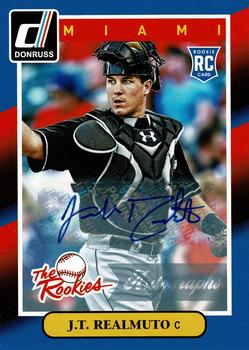 2014 Donruss - The Rookies Signatures #73 J.T. Realmuto Front