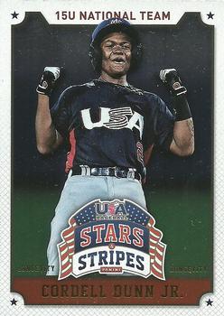 2015 Panini USA Baseball Stars & Stripes - Longevity (Retail) #24 Cordell Dunn Jr. Front