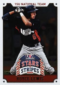 2015 Panini USA Baseball Stars & Stripes - Longevity (Retail) #85 Royce Lewis Front