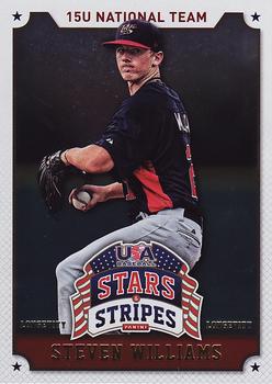 2015 Panini USA Baseball Stars & Stripes - Longevity (Retail) #88 Steven Williams Front