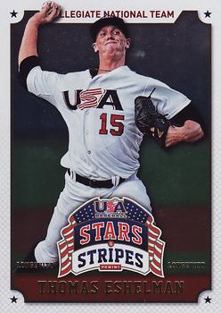 2015 Panini USA Baseball Stars & Stripes - Longevity (Retail) #92 Thomas Eshelman Front