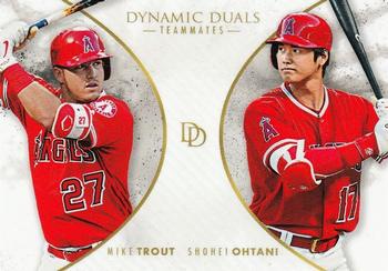 2018 Topps On-Demand Dynamic Duals - Teammates #T1 Mike Trout / Shohei Ohtani Front