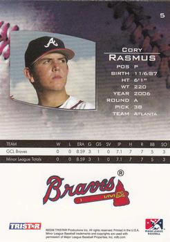 2006 TriStar Prospects Plus #5 Cory Rasmus Back