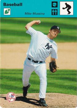 2005 Leaf - Sportscasters 45 Teal Fielding-Ball #30 Mike Mussina Front