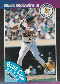 1989 Donruss - Blue Chips #7 Mark McGwire Front