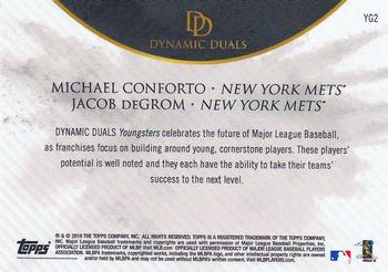 2018 Topps On-Demand Dynamic Duals - Youngsters #YG2 Michael Conforto / Jacob deGrom Back