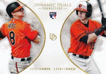 2018 Topps On-Demand Dynamic Duals - Youngsters #YG5 Austin Hays / Chance Sisco Front