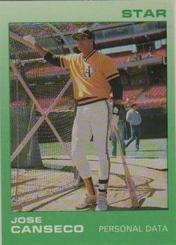 1988 Star Platinum #80 Jose Canseco Front