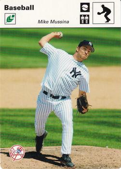 2005 Leaf - Sportscasters 60 White Fielding-Ball #30 Mike Mussina Front