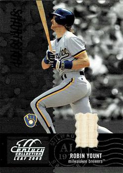 2005 Leaf Century - Material Bat #119 Robin Yount Front
