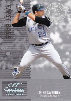 2005 Leaf Century - Post Marks Silver #91 Mike Sweeney Front