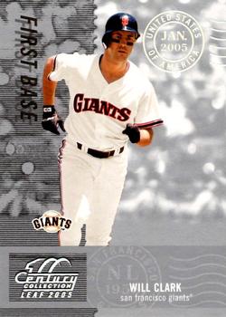 2005 Leaf Century - Post Marks Silver #122 Will Clark Front