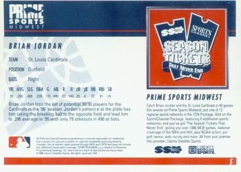 1996 Liberty Sports #5 Brian Jordan Back