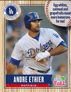 2014 Driftwood Dairy Los Angeles Dodgers #NNO Andre Ethier Front