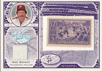 2005 Leaf Century - Stamps Material Centennial #S-18 Mike Schmidt Front