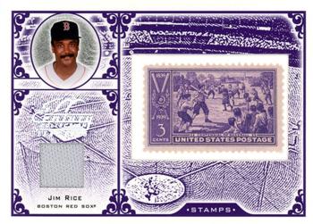 2005 Leaf Century - Stamps Material Centennial #S-50 Jim Rice Front