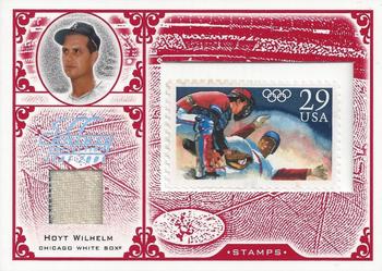 2005 Leaf Century - Stamps Material Olympic #S-49 Hoyt Wilhelm Front