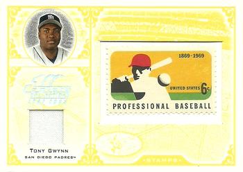 2005 Leaf Century - Stamps Material Pro Ball #S-17 Tony Gwynn Front